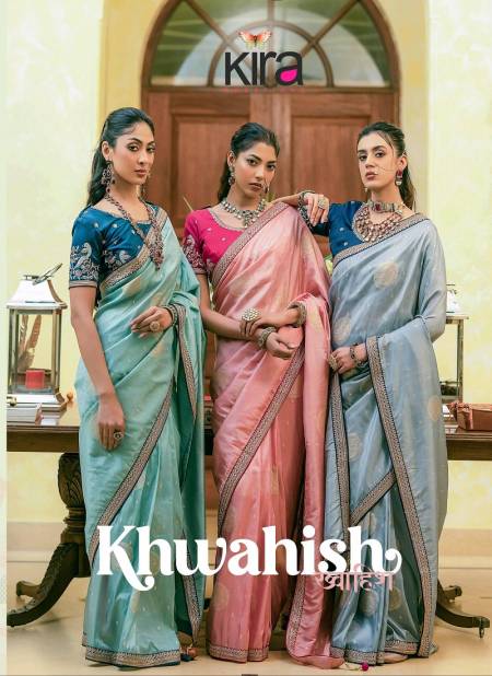 Khwahish By Kira Dola Silk Wholesale Saree Suppliers In Mumbai